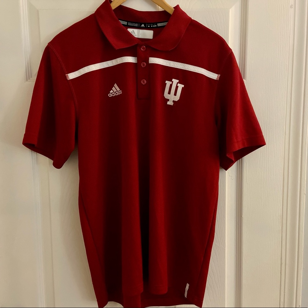 Indiana Hoosiers Adidas Polo